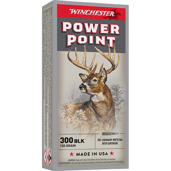 WIN SUPER-X 300BLK 150GR POWER POINT 20/10 - Ammunition